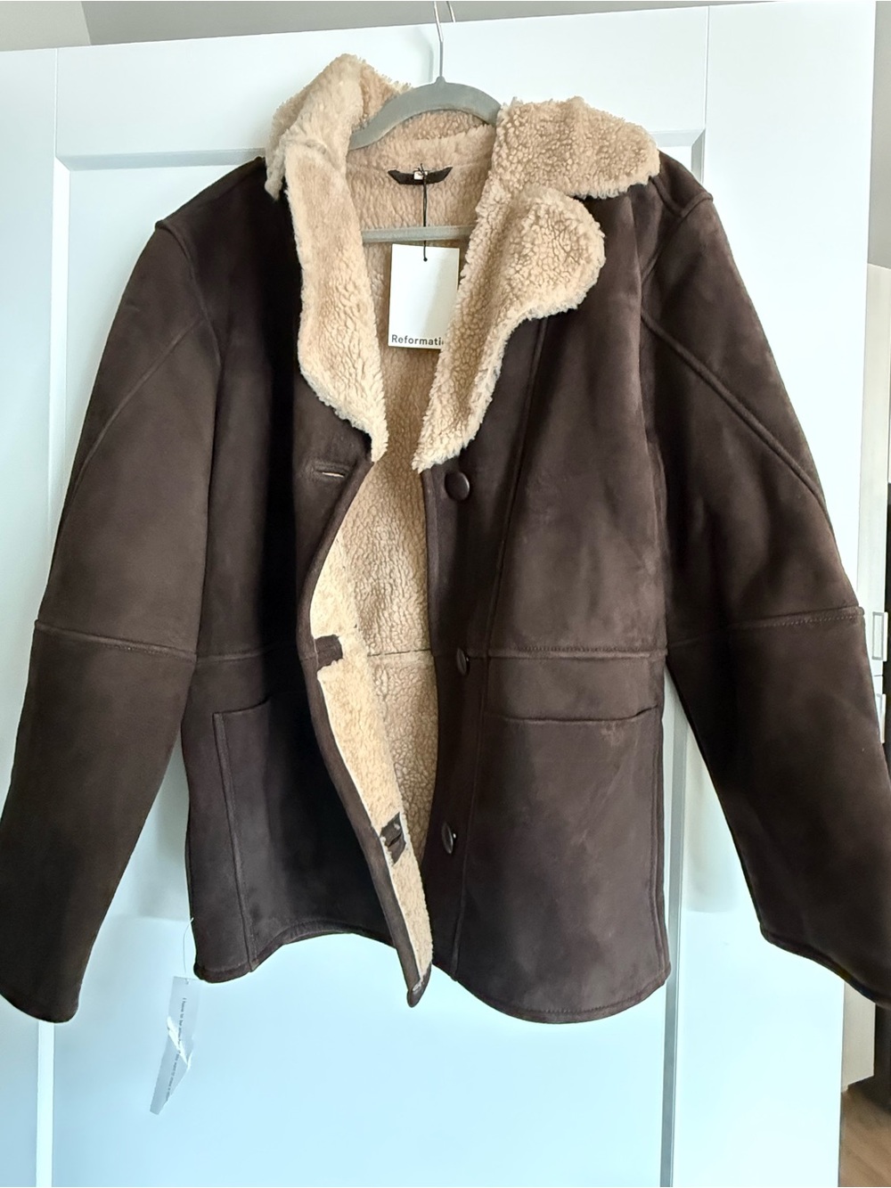 Reformation Veda Luca Suede Jacket NWT - Picture 3 of 4